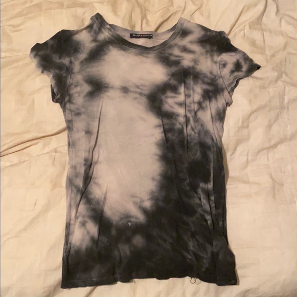 Soft n Stretchy Grey Tye-Dye T